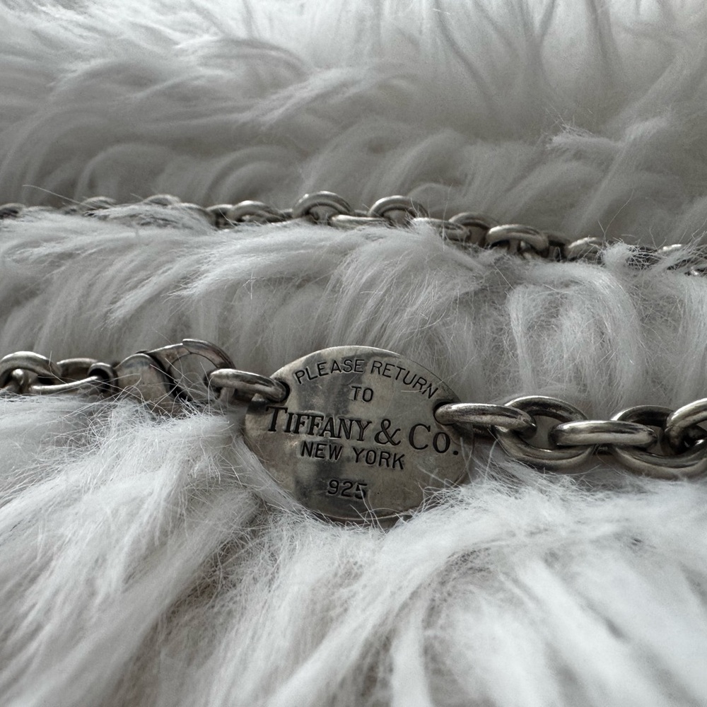 Sold. Tiffany & Co. Silver Chain Chocker